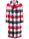 THOM BROWNE BUFFALO CHECK CHESTERFIELD OVERCOAT