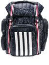 THOM BROWNE 4-BAR QUILTED RIPSTOP BACKPACK