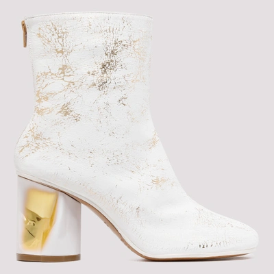 Maison Margiela White Ankle Boots