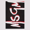 MSGM KNITTED WOOL SCARF WITH LOGO,9900001616211