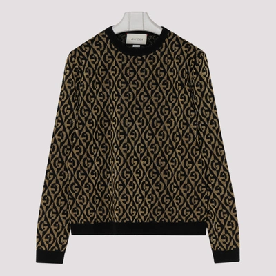 Gucci G Rhombus Lamé Wool Sweater