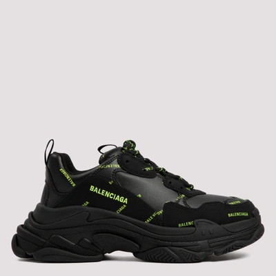 Balenciaga Balenciag In Black Fluo Yellow