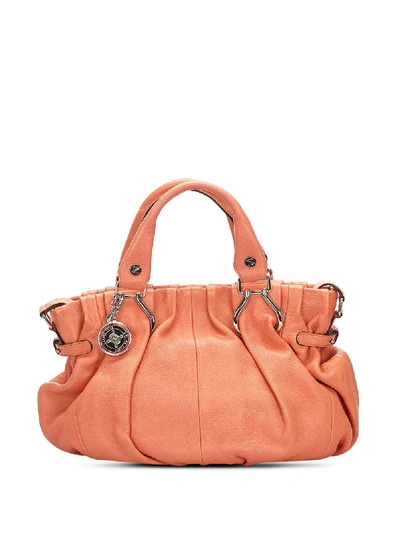Pre-owned Celine  Charm Mini Bag In Orange