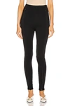 Wardrobe.nyc Wardrobe. Nyc Womens Black Tapered High-rise Stretch-woven Leggings L In Black