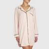 Eberjey Giselle Sleep Shirt In Sorbet/black