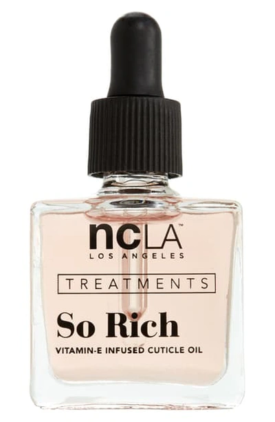 Ncla So Rich Peach Vanilla Cuticle Oil