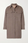 STELLA MCCARTNEY KERRY OVERSIZED WOOL-JACQUARD COAT