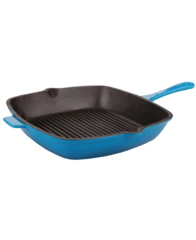 Berghoff Neo 11" Cast Iron Grill Pan In Blue