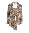 LANVIN LANVIN ASYMMETRIC TWEED JACKET,15830172