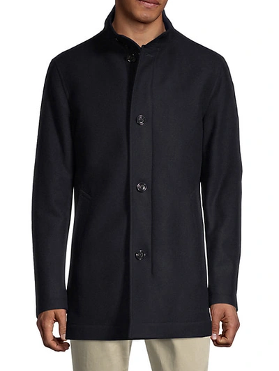 Hugo Boss Camron Wool-blend Jacket In Navy ModeSens
