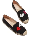 KATE SPADE GRENADA LIPS ESPADRILLE FLATS