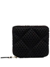 Comme Des Garçons Fat Tortoise Zip-around Wallet In Black