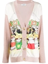 LANVIN BABAR PRINT CARDIGAN