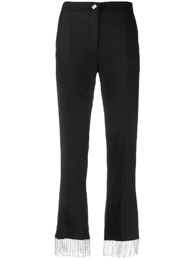 Giuseppe Di Morabito Embellished Tassel Trousers In Black