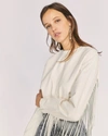 IRO GENTRY FRINGED SOFT LEATHER TOP