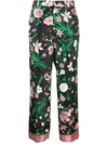 GUCCI FLORAL SILK TROUSERS