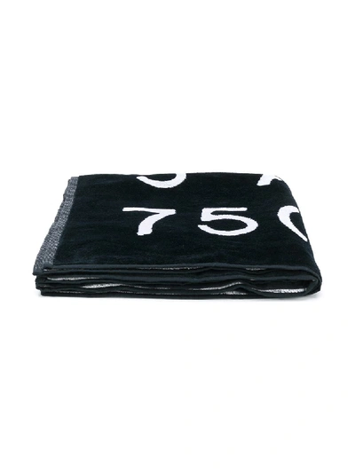 Givenchy Kids' Rectangular Logo Towel In Black