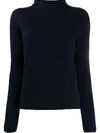 ARAGONA KNITTED ROLL-NECK JUMPER