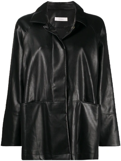 Aeron Leather Jacket In Black
