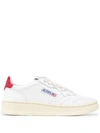Autry Logo-patch Lace-up Sneakers In White