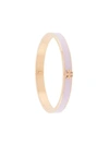 TORY BURCH LOGO-PLAQUE ENAMEL BANGLE