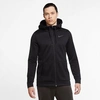Nike Men's  Therma Full-zip Training Hoodie In Black/dark Grey