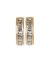 ADINA REYTER Small Heirloom Baguette J Hoop Earrings,060065603868