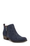 Lucky Brand Basel Bootie In Dark Denim