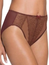 Wacoal Retro Chic High-cut Brief 841186 In Marron