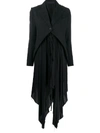 MARC LE BIHAN LAYERED-EFFECT MAXI COAT