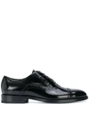 Jimmy Choo Falcon Brogue-detail Oxford Shoes In Black
