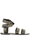 ANINE BING GIA STUDDED SANDALS