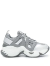 EMPORIO ARMANI CHUNKY-SOLE LOW-TOP SNEAKERS