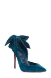 CHRISTIAN LOUBOUTIN RABAKATE BOW POINTED TOE PUMP,3201166