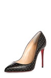 CHRISTIAN LOUBOUTIN PIGALLE FOLLIES PLUME POINTED TOE PUMP,3200809