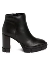 AQUATALIA Iola Lug-Sule Leather Ankle Boots