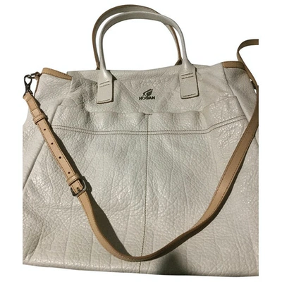 Pre-owned Hogan White Leather Handbag