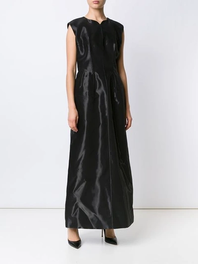 Maison Margiela Seamed Bodice Gown - Black