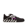 Off-white Vulcanized Low-top Sneakers In Black