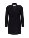 SAINT LAURENT TAILORED DOUBLE-BREASTED COAT,587779Y136V1000