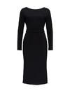 DOLCE & GABBANA CREPE MIDI DRESS,F6F8RTFUBD2N0000