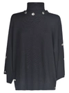 MOSCHINO ROLL NECK EMBELLISHED JUMPER,11500022