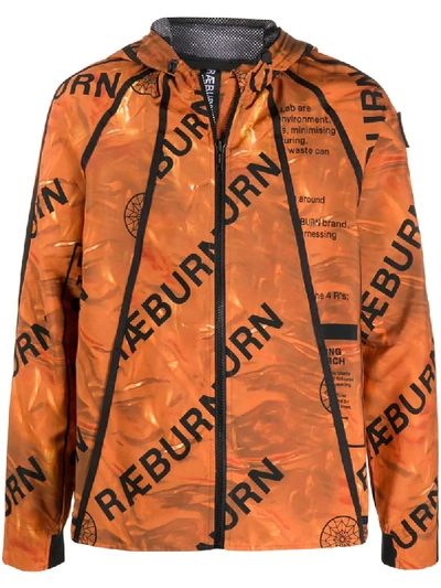 Raeburn "kapuzenjacke Mit ""solar""-print" In Orange