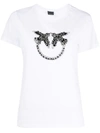 PINKO QUENTIN CRYSTAL-EMBELLISHED T-SHIRT