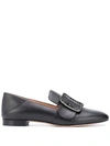 BALLY JANELLE CRYSTAL BUCKLE LOAFERS