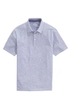 Vineyard Vines Destin Regular Fit Stripe Sankaty Performance Polo In Destin Blue