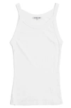 Cotton Citizen Verona Ribbed Tank In White