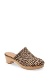 Madewell Ruby Clog In Driftwood Grey Calf Hair