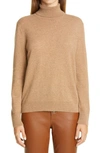 LAFAYETTE 148 METALLIC TRIM CASHMERE TURTLENECK SWEATER,MWW70R-KC04