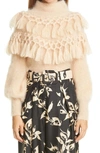 ZIMMERMANN LADYBEETLE TASSEL MOHAIR & SILK SWEATER,8568TLAD